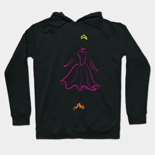 Dress of princess Hoodie